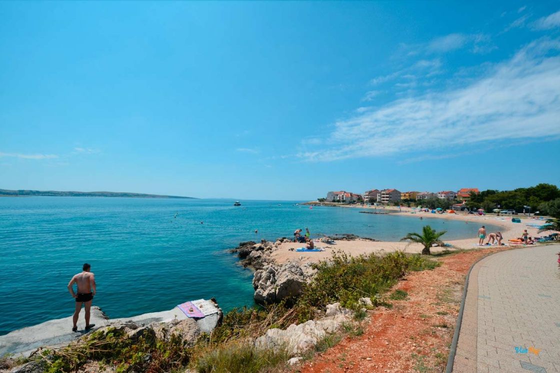 povljana otok pag karta Povljana Otok Pag Apartmani Plaze Uvale povljana otok pag karta